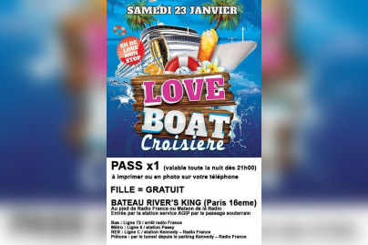 THE LOVE BOAT CROISIERE TOUR EIFFEL