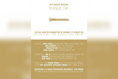 soirée, concert, clubbing, paris, batofar, Plaqué Or