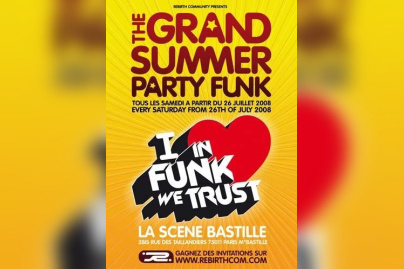 Soirée, Paris, Ete, Grand Summer Party Funk, Scene Bastille