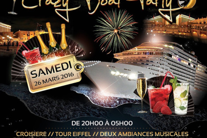 CRAZY BOAT PARTY CROISIERE TOUR EIFFEL