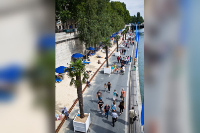 Les bords de Seine pour Paris plage