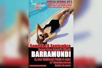 Soirée, Paris, Revival, 90's, Barramundi