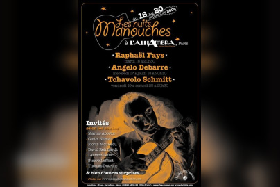 Concerts, Paris, Alhambra, Jazz Manouche, Nuits manouches, Raphaël Fays, Angelo Debarre, Tchavolo Schmitt
