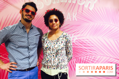 Photo-call pour se sentir en vacances - Afterwork des Galeries Lafayette pour le Summer Break