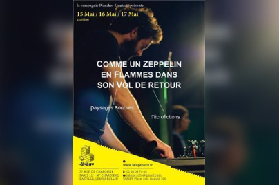 Comme un zeppelin en flammes dans son vol de retour