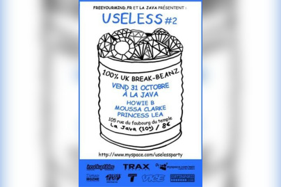 Soirée, Clubbing, Useless, Paris, Java, Howie B, Moussa Clarke, Princess Léa