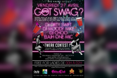 GOT SWAGG??!! Is back. A swaggalistic night in Paris