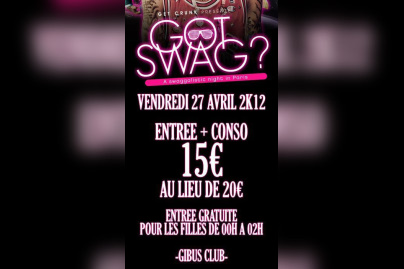 GOT SWAGG??!! Is back. A swaggalistic night in Paris
