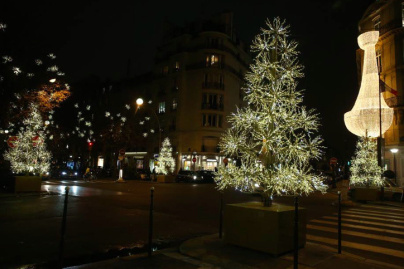 Lancement des illuminations de Noël 2016 à Paris