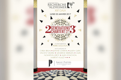 Gala 2017 de l’Association pour la Recherche sur Alzheimer à la salle Pleyel