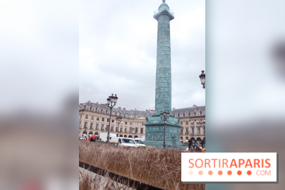Gad Weil installe son Champ de Blés Place Vendôme