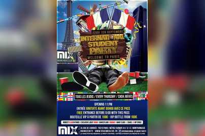 INTERNATIONAL STUDENT PARTY : Welcome to Paris