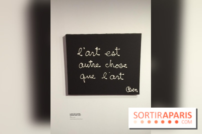 Photos de l'exposition Ben au musée Maillol 