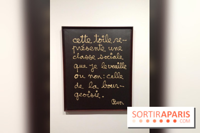 Photos de l'exposition Ben au musée Maillol 