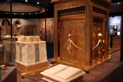 Chapelle contenant les canopes de Toutankhamon