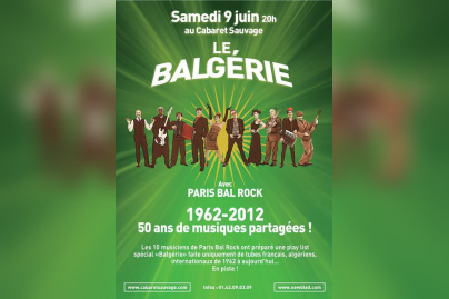 Sam. 09 juin LE BALGERIE avec le Paris Bal Rock @ CABARET SAUVAGE Paris