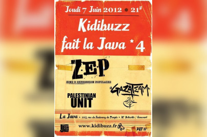 KIDIBUZZ FAIT LA JAVA #4 : ZEP + GAZATEAM + PALESTINIAN UNIT