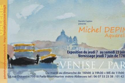 Michel DEPIN aquarelles PARIS/VENISE