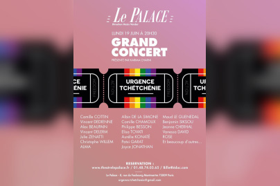 Grand concert Urgence Tchétchénie au Palace