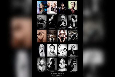 Exposition Glamourama Celebrities d'Ali Mahdavi au Prince de Galles Hôtel