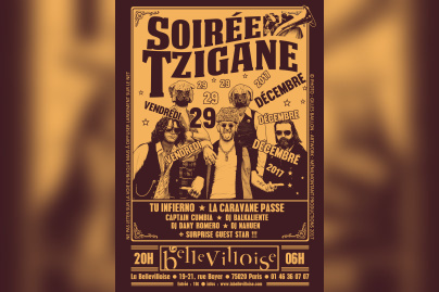 Soirée Tzigane avec La caravane passe à La Bellevilloise