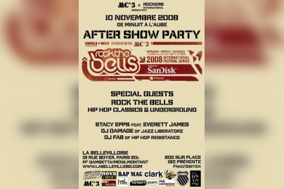Soirée, Paris, After Party Rock The Bells, Bellevilloise 