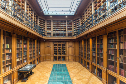 Bibliothèque Smith-Lesouëf, Fondation des Artistes, Nogent-sur-Marne, © Stéphane Pons