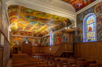 En Seine-et-Marne, cette étonnante église est surnommée la Sixtine de Lesches