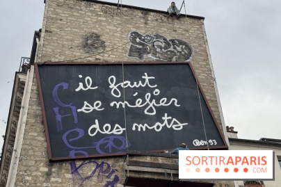 Avez-vous déjà remarqué cette étonnante installation de Ben à Paris ? 