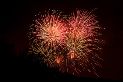 Feu d'artifice du 14 Juillet 2019 à Sainte-Geneviève-des-Bois (91)