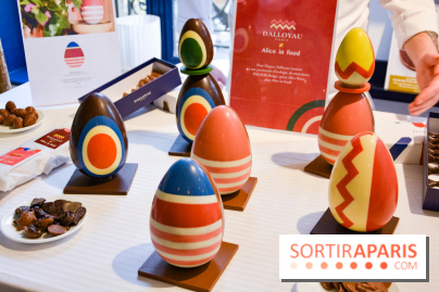 Pâques 2022 : Dalloyau dévoile des oeufs chocolatés arty en collab' avec Alice in Food
