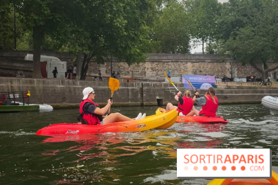 La base nautique gratuite du Bras Marie : du kayak et du canoë sur la Seine face à l'Île Saint-Louis