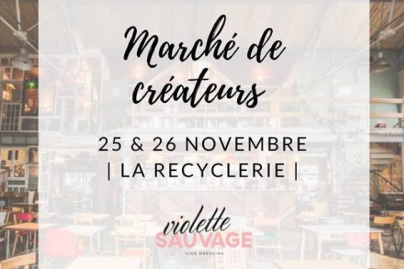 Marché de créateurs spécial Noël par Violette Sauvage à la Recyclerie
