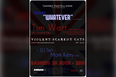 WHATEVER , soirée 100% brit rock