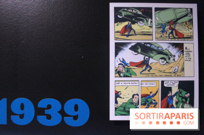 L’Art de DC Comics au Musée Art Ludique - première planche de Superman (1939)