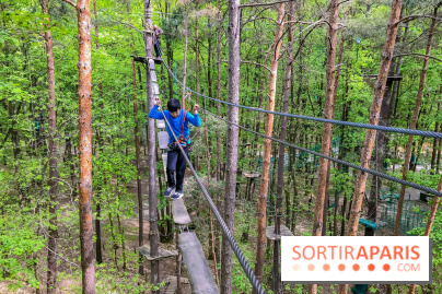 Aventure Floréval, le parcours en pleine nature
