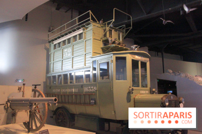 Visuel Musée de la Grande Guerre : camion colombophile