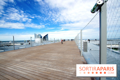 Réouverture du toit de la Grande Arche de La Défense