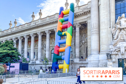 Grand Palais : c'est quoi, cette échelle multicolore sur la façade du musée ?