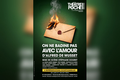 On ne badine pas avec l'amour d'Alfred de Musset au Théâtre de Poche Montparnasse