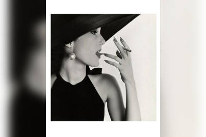 Irving Penn, Girl with Tobacco on Tongue (Mary Jane Russell), New York, 1951