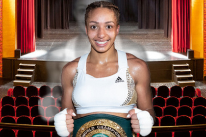 Gala de boxe avec Estelle Yoka Mossely au Casino Barrière d'Enghien-les-Bains