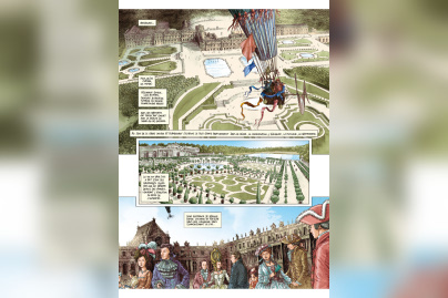 Exposition Versailles dans la bande dessinée au Château de Versailles