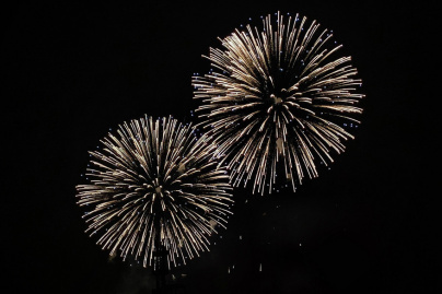 Feu d'artifice du 14 juillet à Gennevilliers (92)