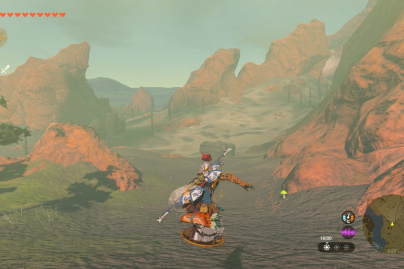 The Legend of Zelda Tears of the Kingdom : comment faire du surf avec son bouclier ?