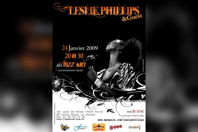 Concert, Paris, Bizz'art, Leslie Phillips