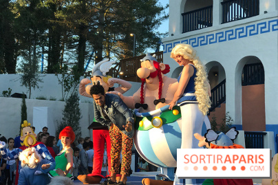 Inauguration de Pégase Express au parc Astérix