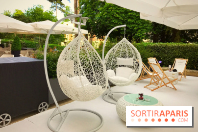 La terrasse du Trianon Palace by Moët