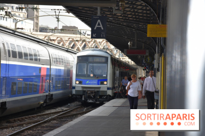 Inauguration du Train des Arts à la gare de l'est