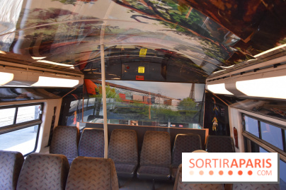 Inauguration du Train des Arts à la gare de l'est